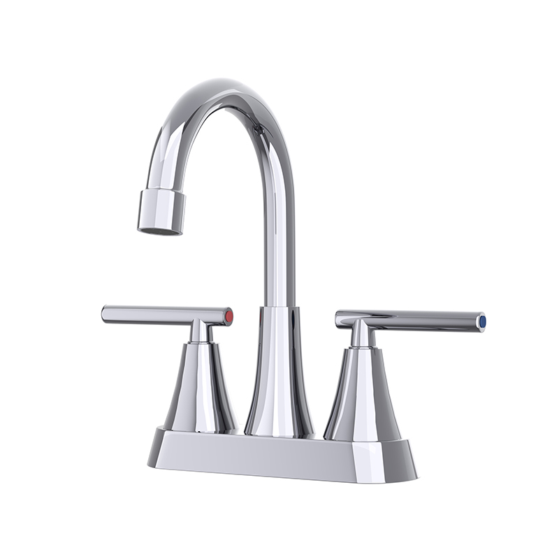 BOTHWA  BF-SY046B14CH Bathroom Faucet 2 Hole, 2-handle Bathroom Sink Faucet