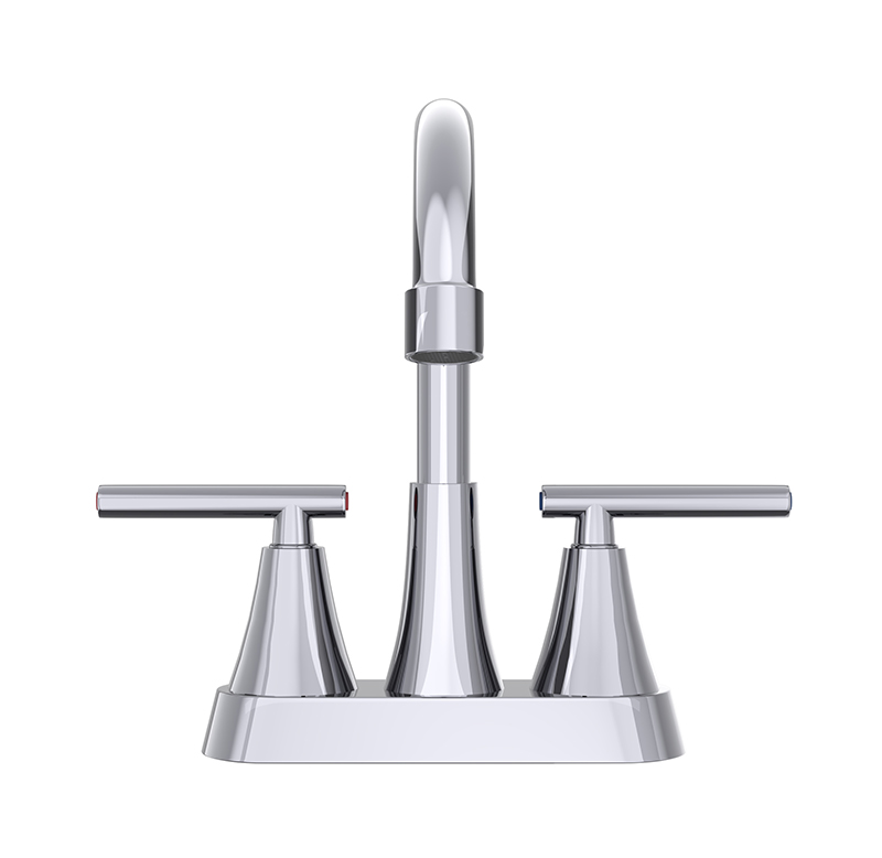 BOTHWA  BF-SY046B14CH Bathroom Faucet 2 Hole, 2-handle Bathroom Sink Faucet