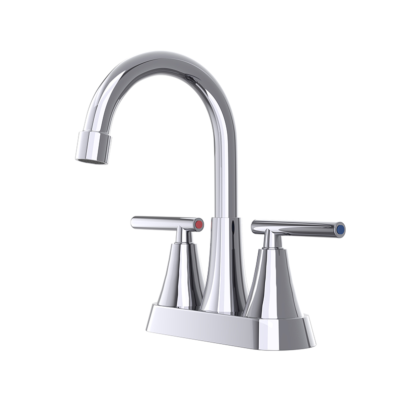 BOTHWA  BF-SY046B14CH Bathroom Faucet 2 Hole, 2-handle Bathroom Sink Faucet